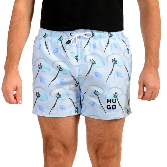 Hugo Boss Men's RICO Floral Print Swim Board Shorts US M IT 50